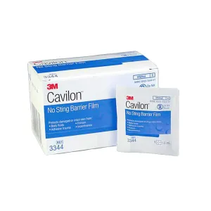 3M Cavilon Barrier Film Wipes, No Sting, Sterile, 1 Box of 30