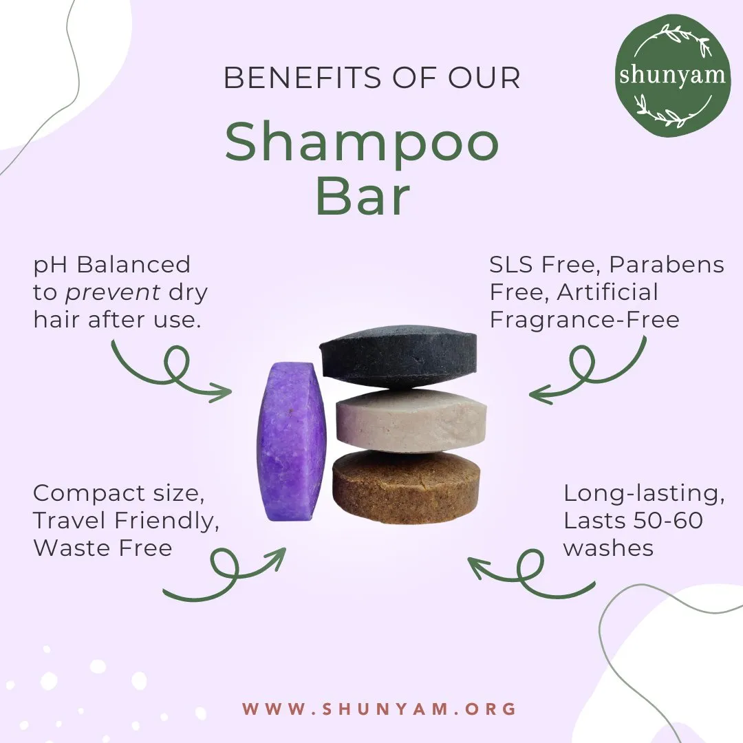 All Natural Shampoo Bar for Daily Care - Coconut Oil and Lavendar Essential Oil