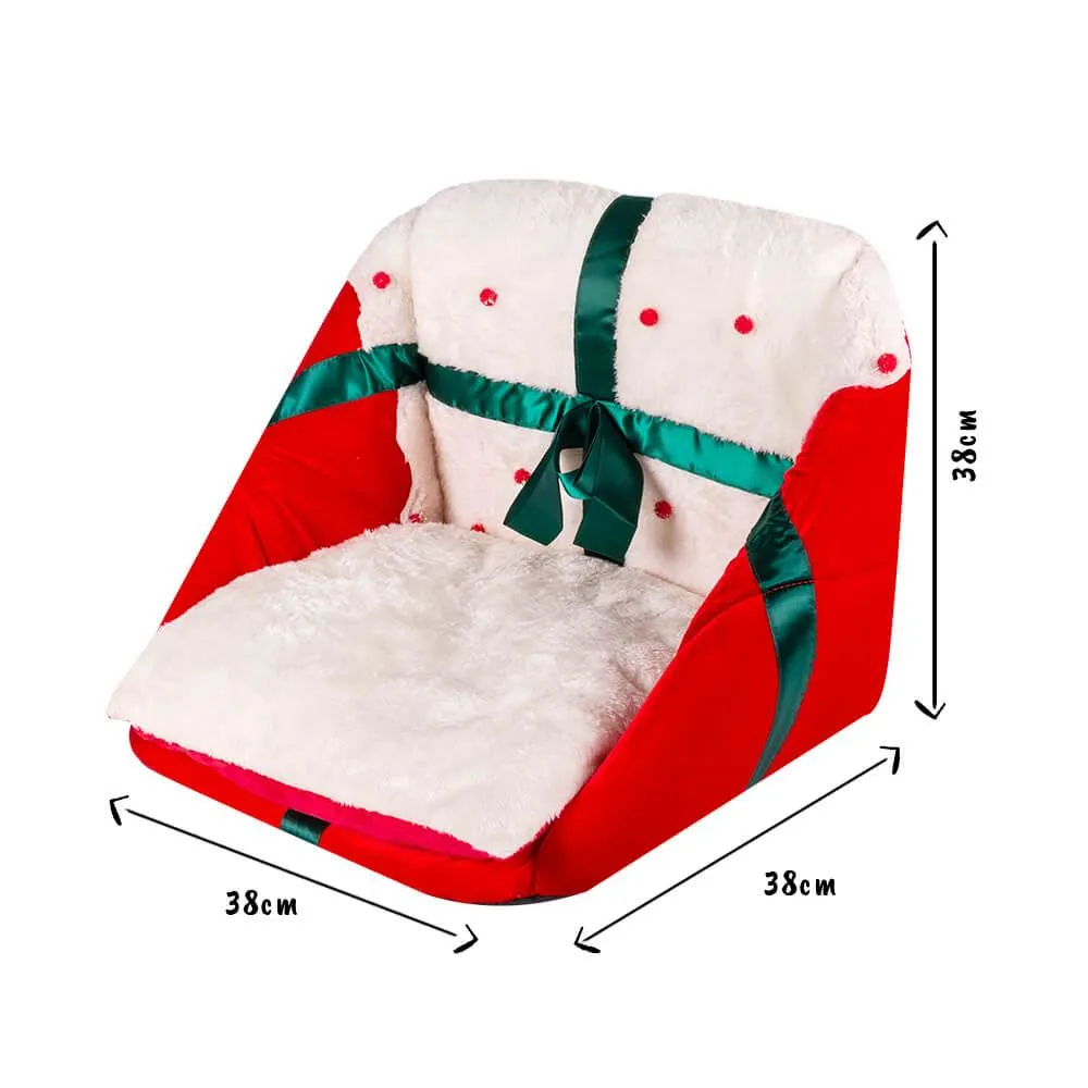 AllPetSolutions 3-in-1 Dog/Cat Christmas Present Cave Bed