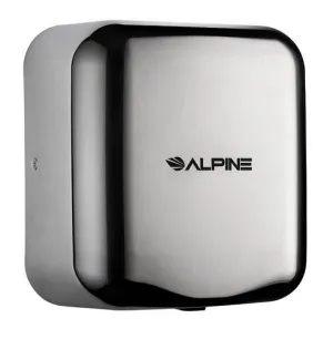 ALPINE® 400-10-CHR HEMLOCK™ Polished "Chrome" Stainless Steel High-Speed Hand Dryer