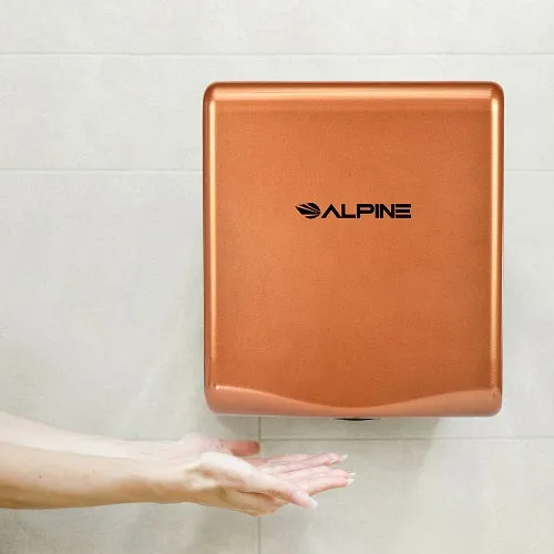 ALPINE® 405-10-COP WILLOW™ ADA Compliant Coffee Stainless Steel High-Speed Hand Dryer