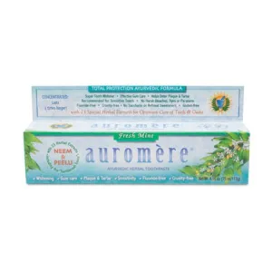 Auromere Ayurvedic Herbal Toothpaste - Fresh Mint (117g)