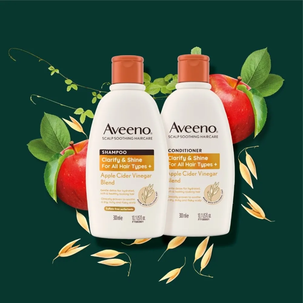 Aveeno Clarify and Shine  Apple Cider Vinegar Conditioner 300ml