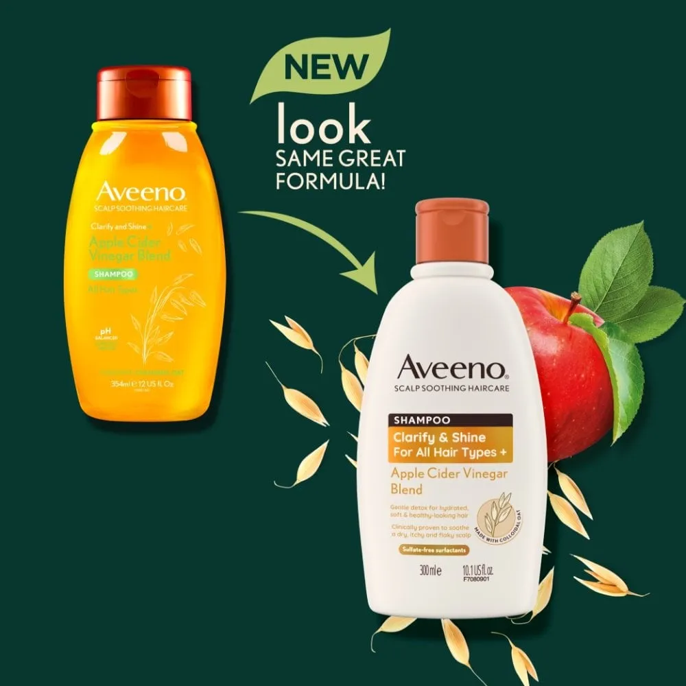 Aveeno Clarify and Shine  Apple Cider Vinegar Conditioner 300ml