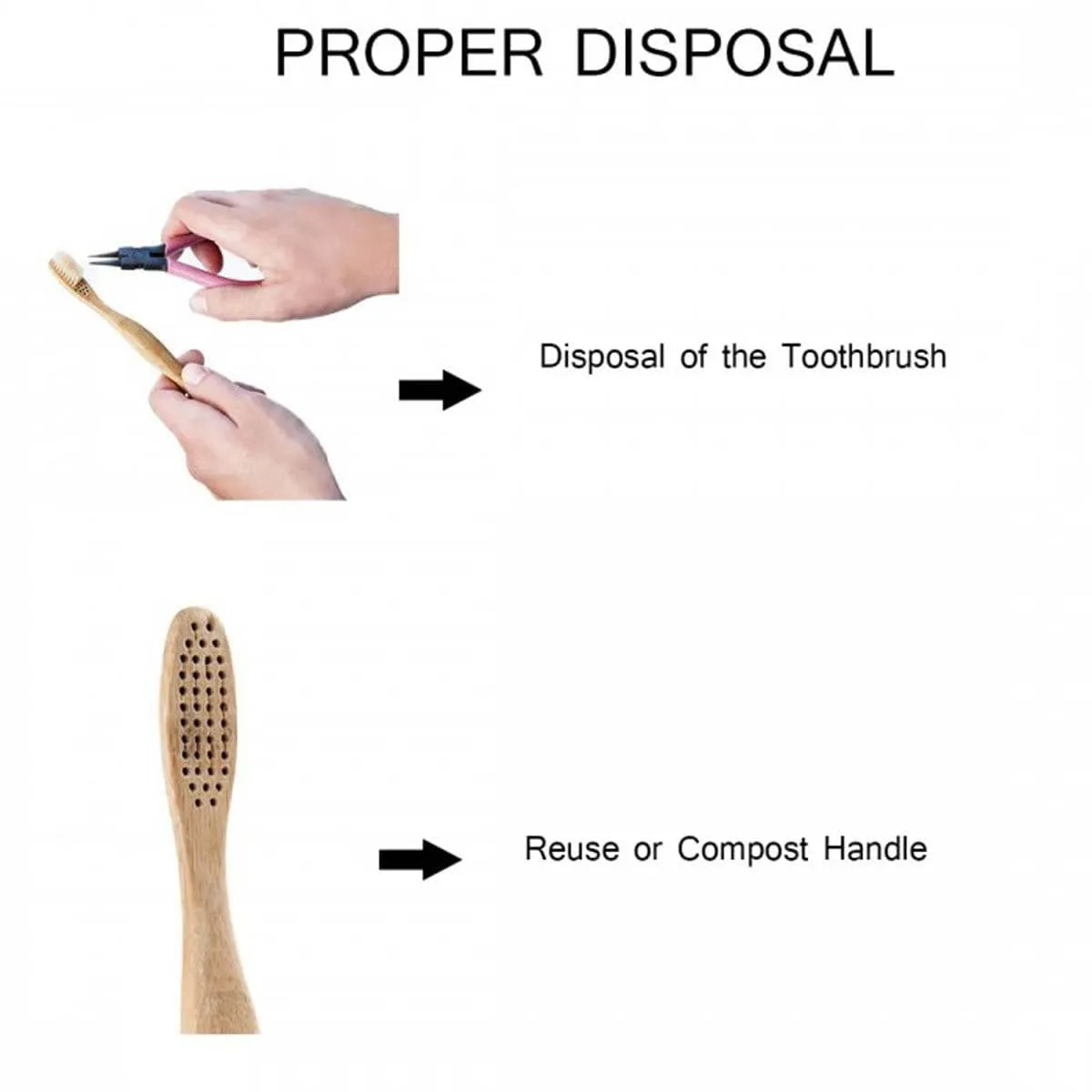 Bamboo Toothbrush - BPA-Free, Vegan, Verified Non-Toxic