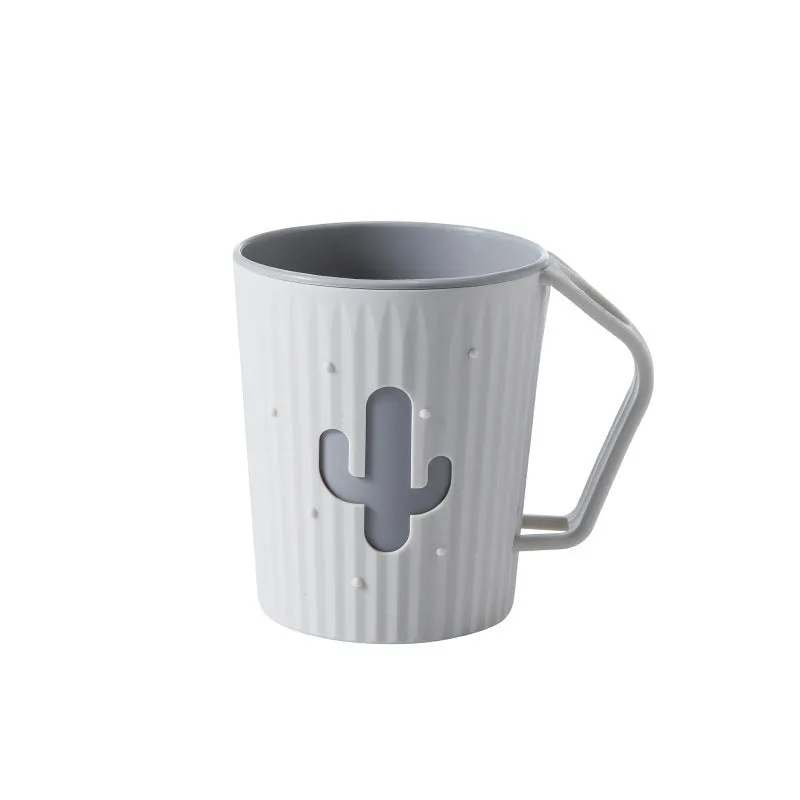 Cactus Plastic Toothbrush Cup, HG0089