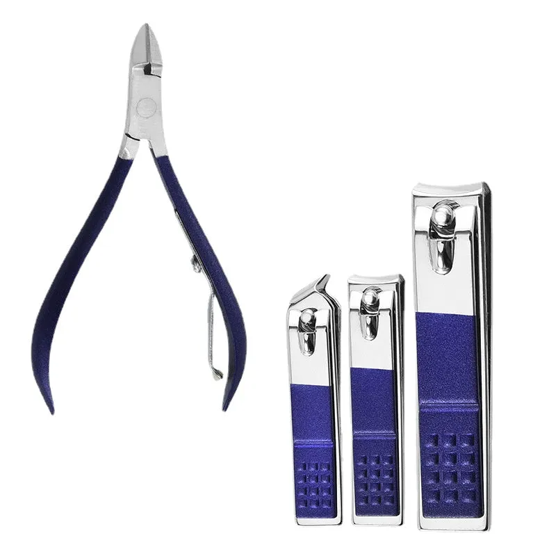 Craft Blue Manicure Nail Clippers 18-Piece Set Beauty Pliers Pedicure Knife Manicure Implement Manicure Set