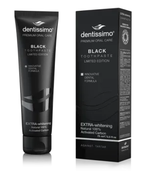 Dentissimo Toothpaste Extra-whitening Black 75ml