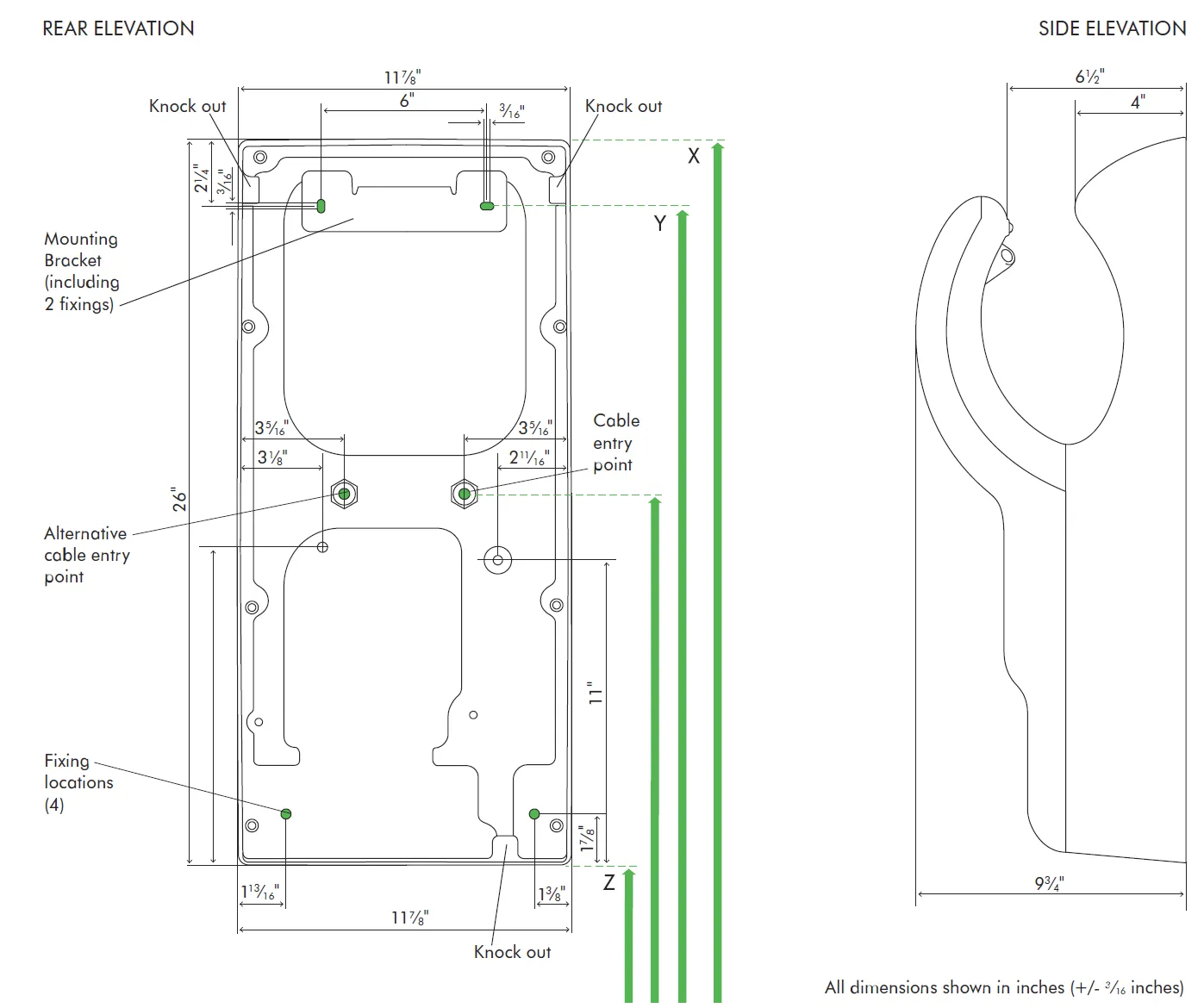 DYSON® Airblade™ AB14 dB Hand Dryer - Steel-Gray ABS Cover High Speed Surface Mounted ADA Compliant Hands-Down-In (SKU #301853-01 / 304663-01)