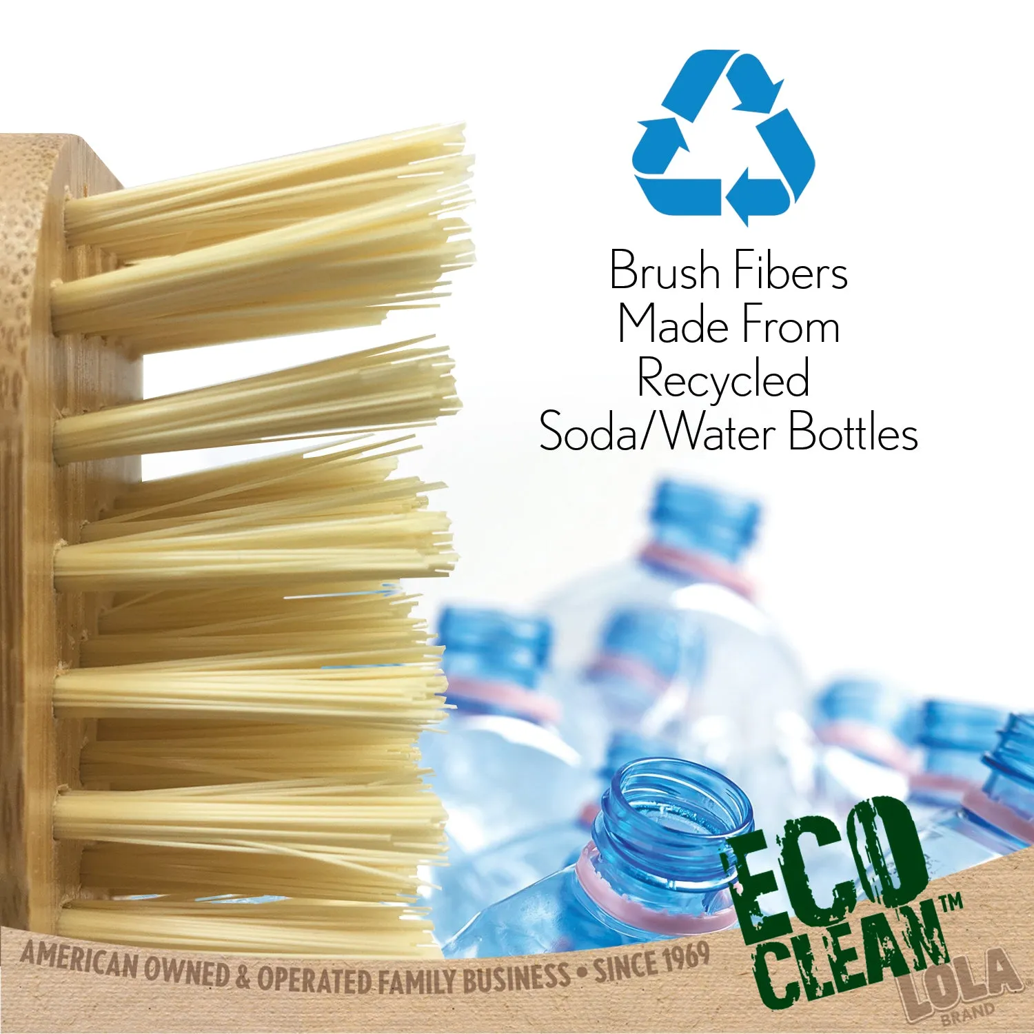 Eco Clean Bamboo Scrub Brush