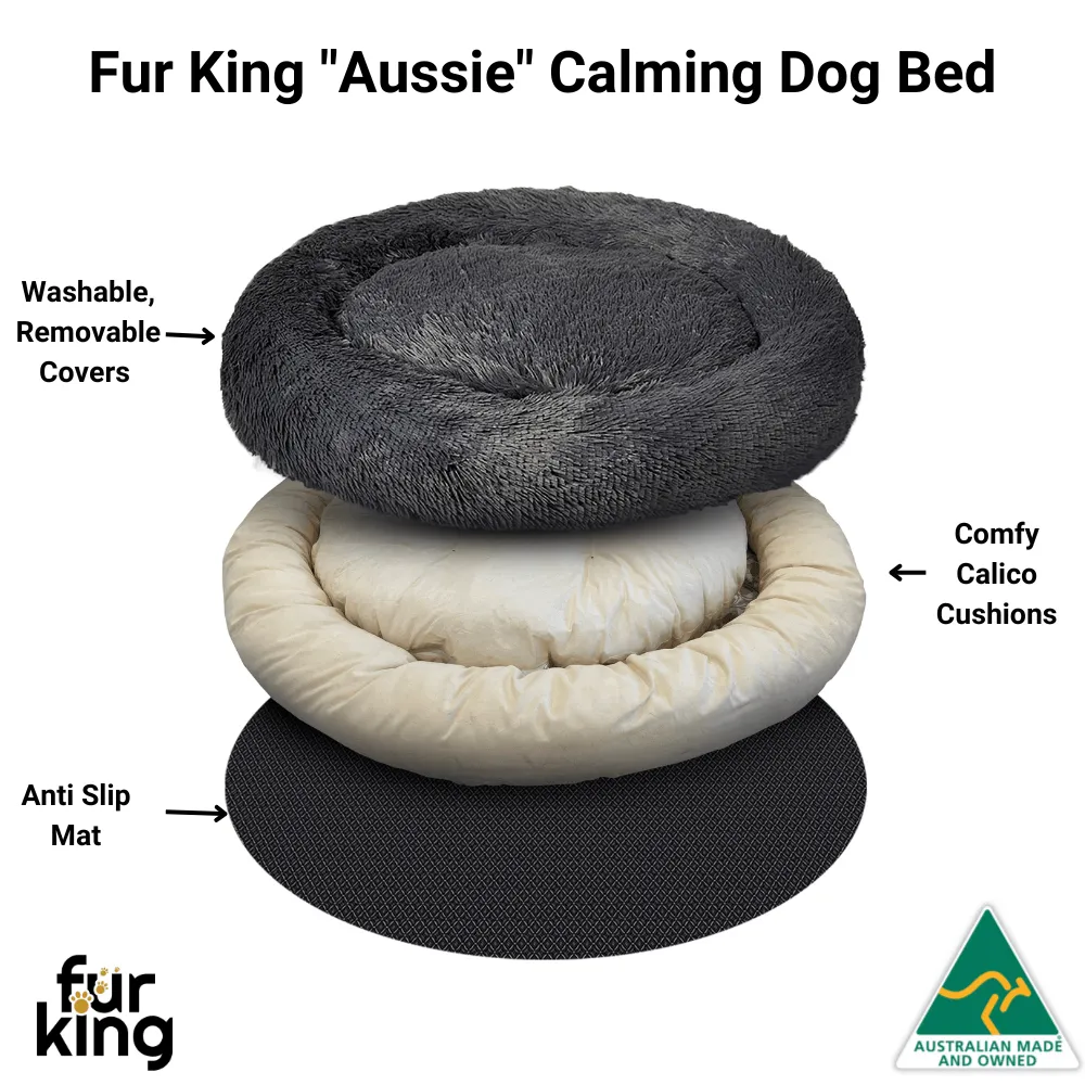 Fur King "Aussie" Calming Dog Bed