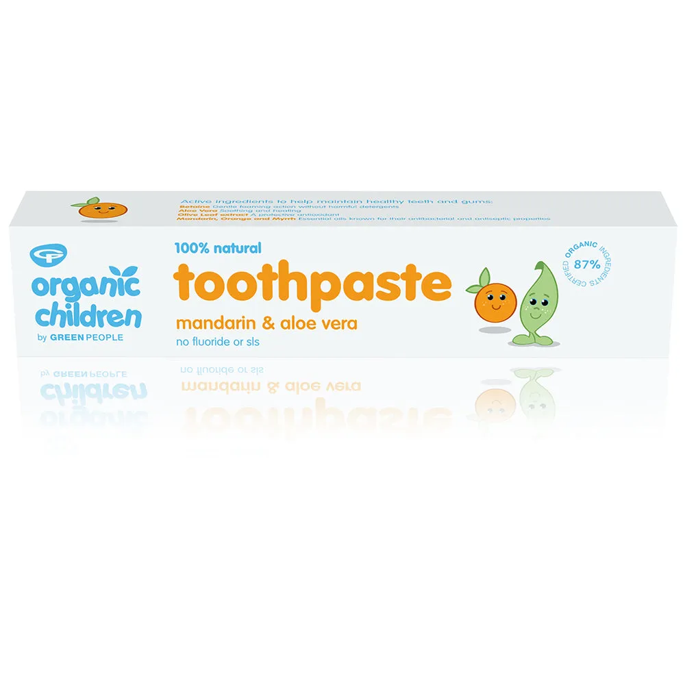 Green People - Organic Children Toothpaste Mandarin & Aloe Vera