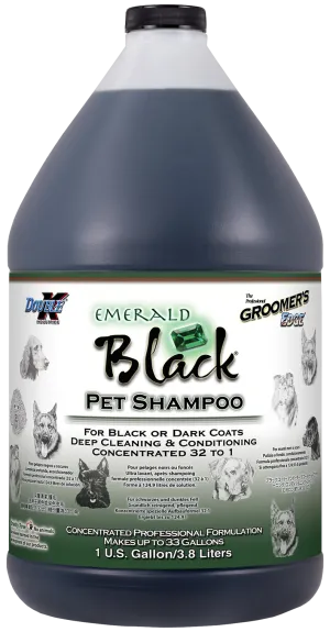 Groomer's Edge Emerald Black Shampoo - Gallon