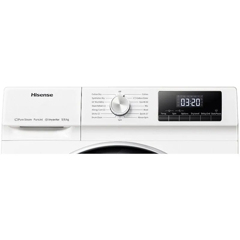 Hisense WDQY9014EVJM 9kg 6kg 1400 Spin Washer Dryer  White