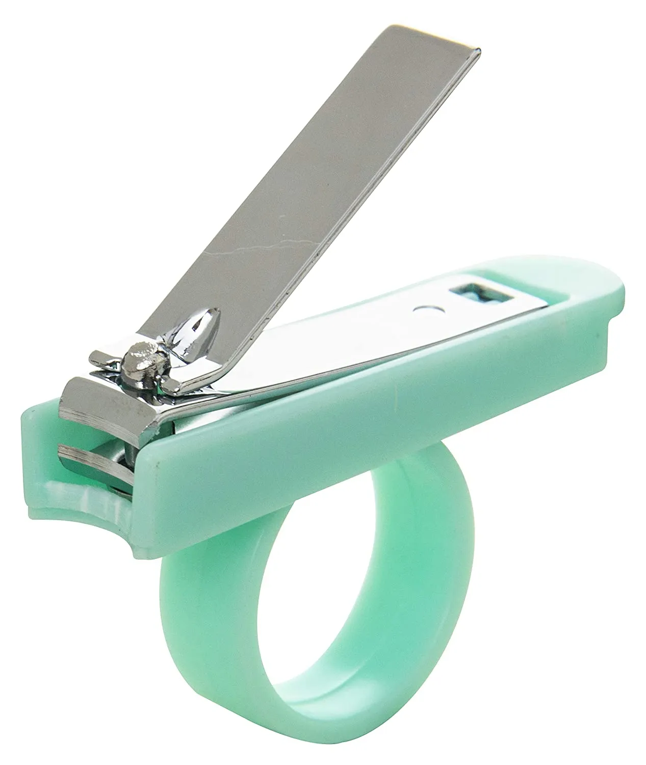 HOPOP Safety Nail Clipper With Finger Grip - Green 0m 