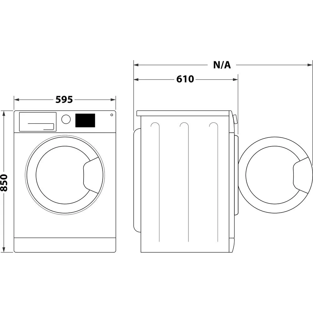 Hotpoint H3D91WBUK 9Kg Condenser Tumble Dryer White