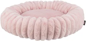 Lonni bed, round, diam 50 cm, pink