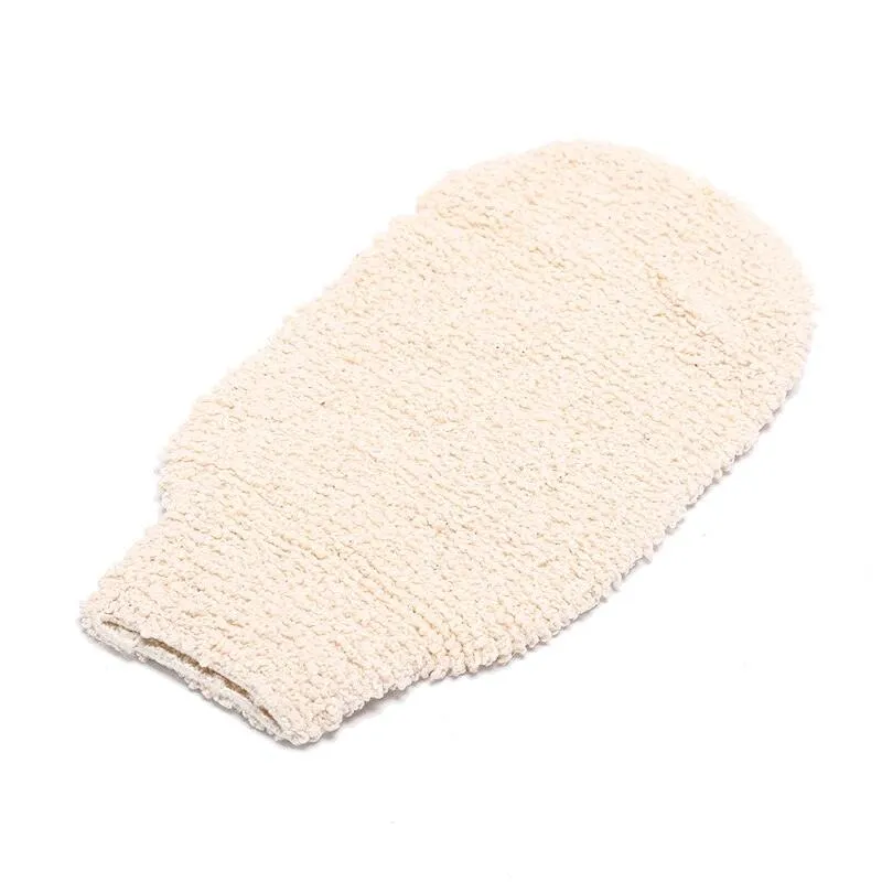 Natural Bamboo Fiber Shower Gloves Scrubber