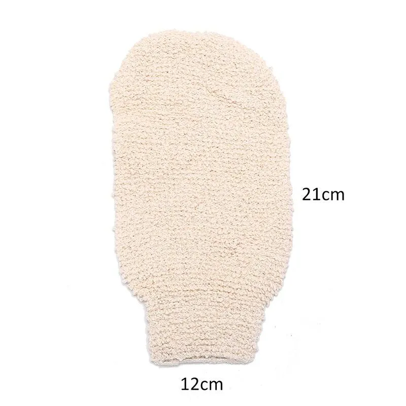 Natural Bamboo Fiber Shower Gloves Scrubber