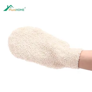 Natural Bamboo Fiber Shower Gloves Scrubber