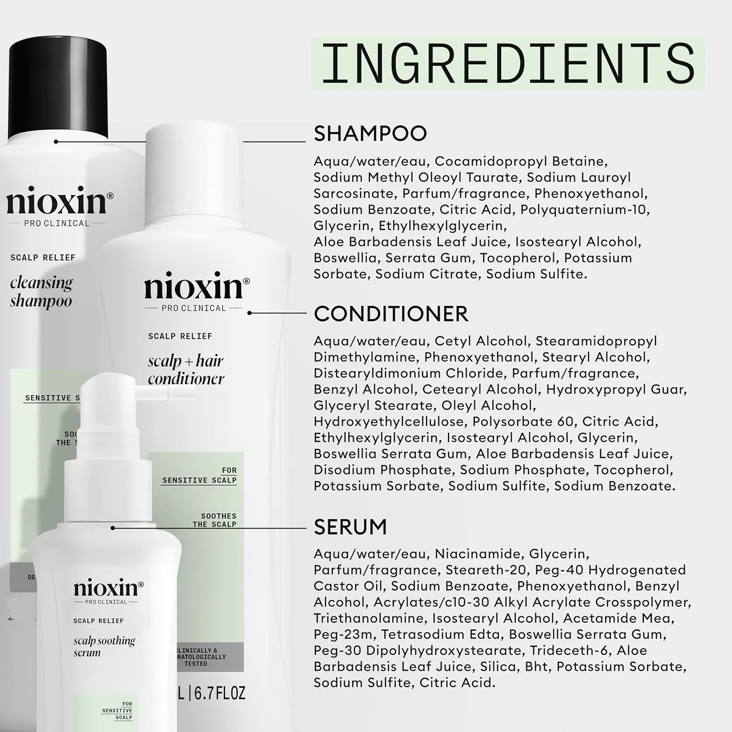 Nioxin Scalp Relief Kit for Sensitive Scalp