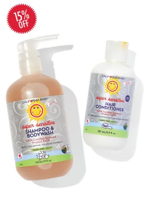 (No Fragrance) Super Sensitive™ Shampoo   Conditioner Bundle