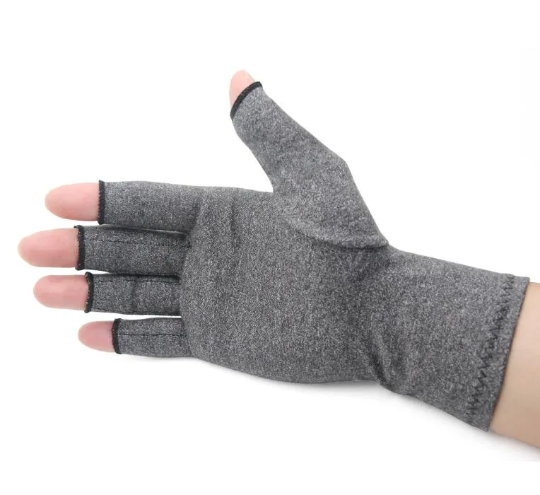 Pair Men Pain Relieve Arthritis Compression Gloves