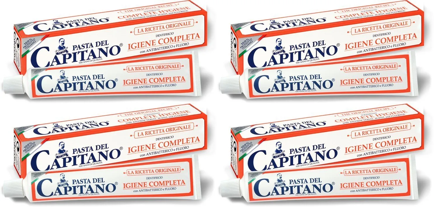 Pasta del Capitano 'Complete' Toothpaste (4 x 100ml)