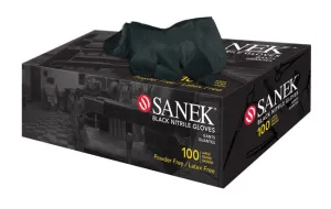 Sanek Black Nitrile Examination Gloves LIMIT 1 PER ORDER