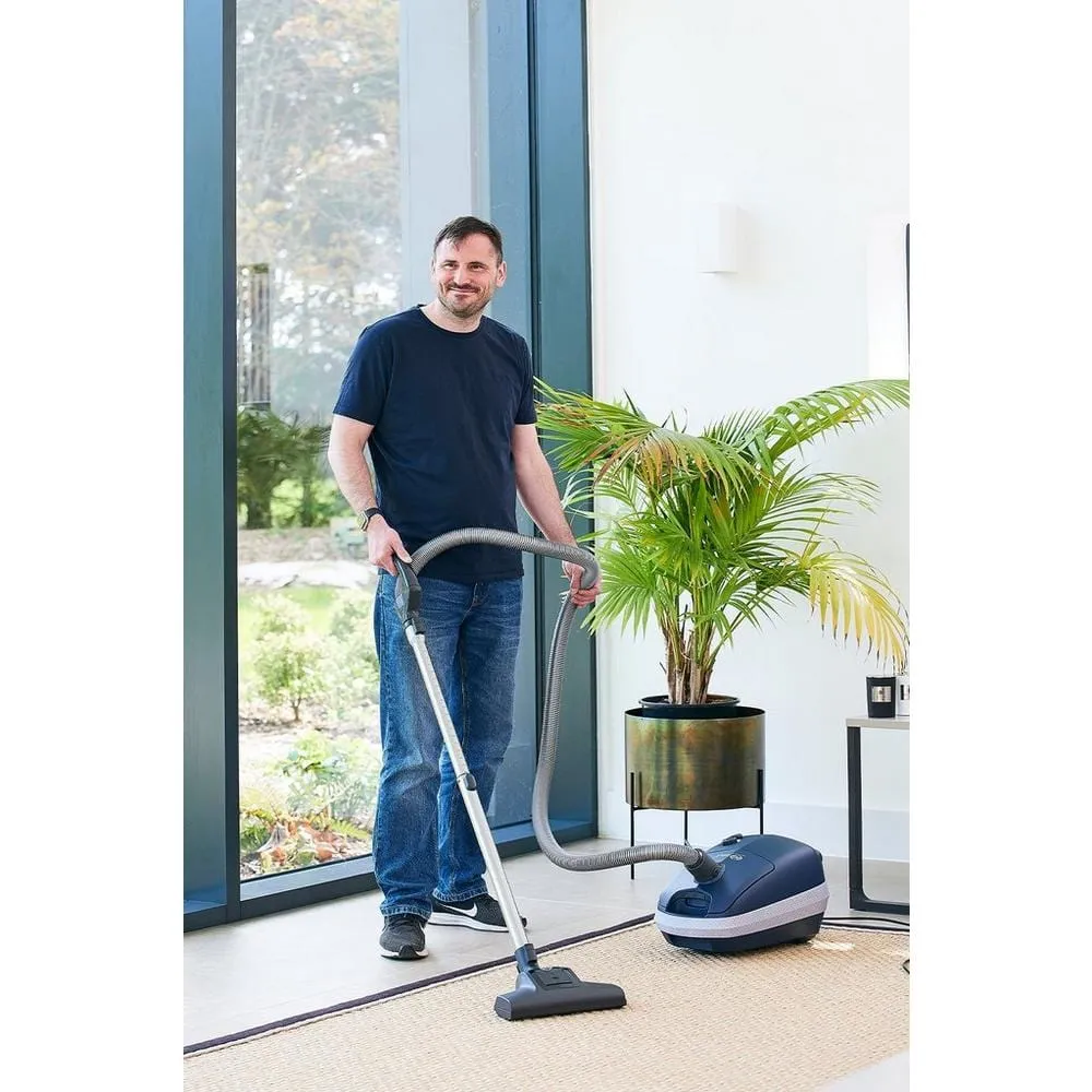 Sebo 92625CI Airbelt E1 Arctic Cylinder Vacuum Cleaner - Blue