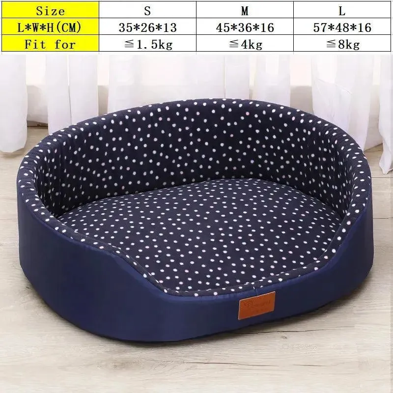 Soft Double-Sided Pet Bed Sofa