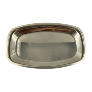 Stainless Steel Heavy Duty Implement Tray - Oval Shape