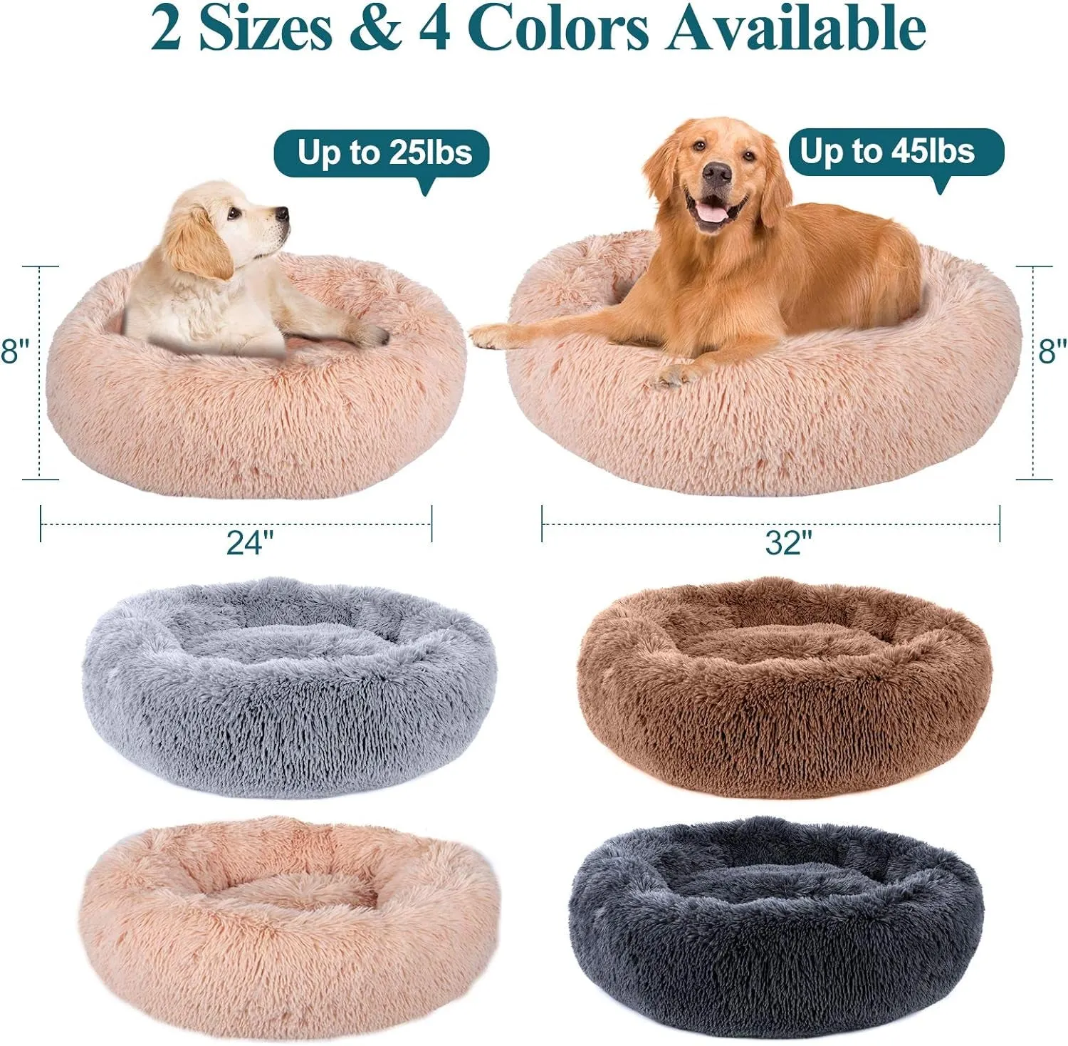 The Ultimate Donut Cuddler for Dogs and Cats - Meet Dreamy Doughnut Bed 🌟🍩