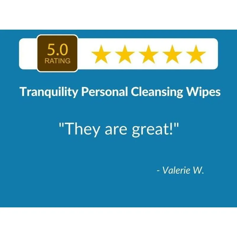 Tranquility Personal Cleansing Wipes