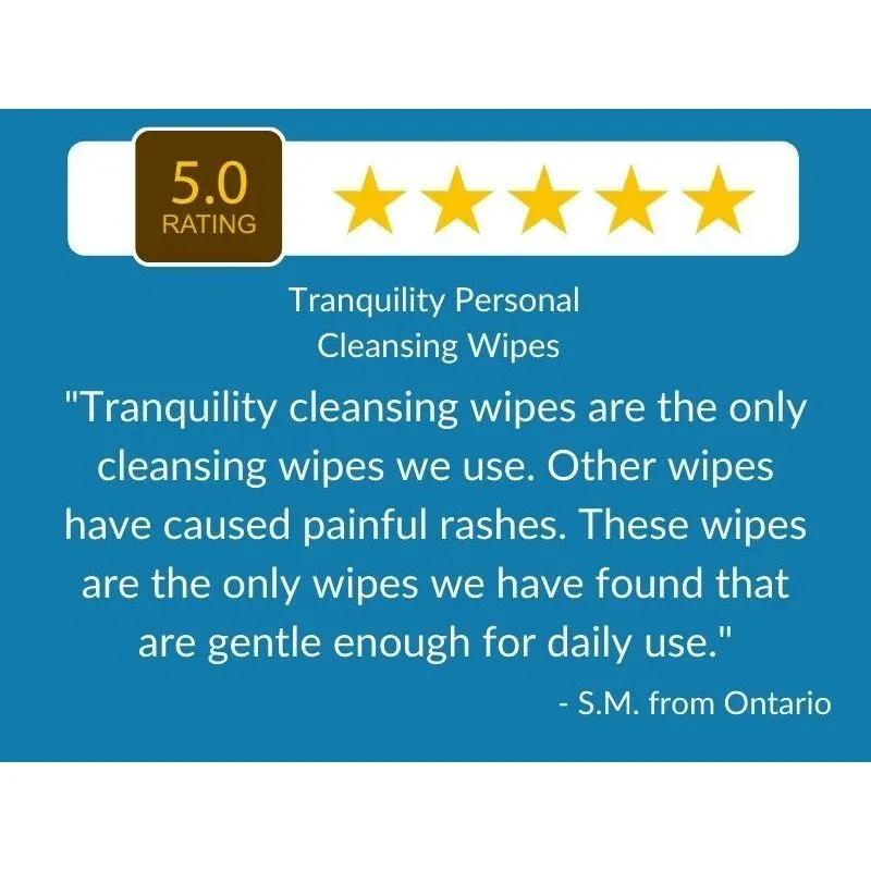 Tranquility Personal Cleansing Wipes