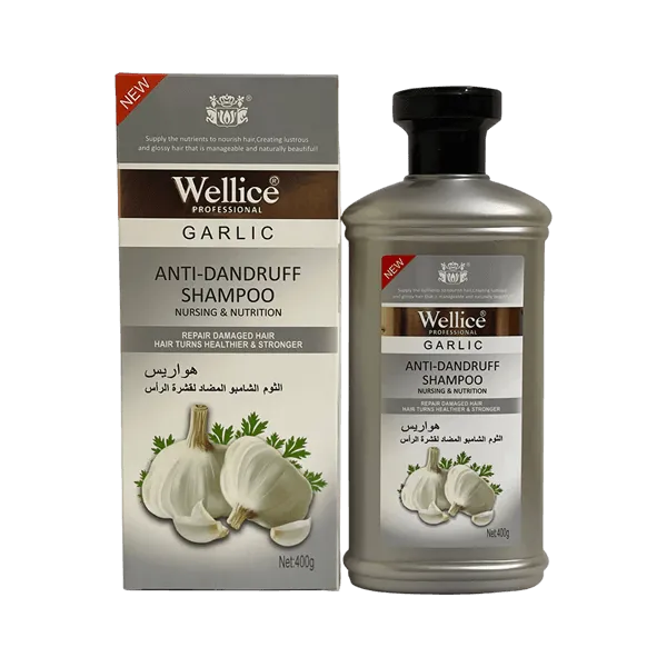 WELLICE GARLIC ANTI DANDRUFF SHAMPOO 400G