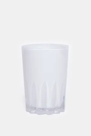 White Solid Bathroom Tumbler